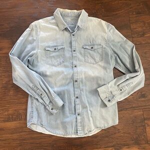 Calvin Klein denim button up shirt
